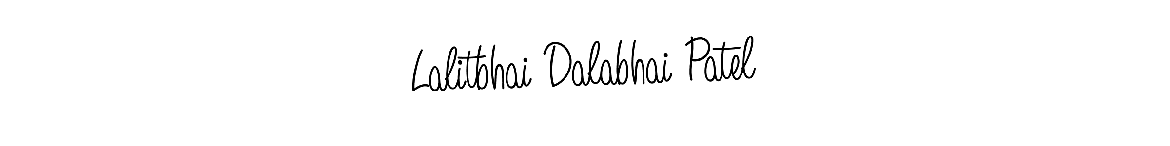 Also we have Lalitbhai Dalabhai Patel name is the best signature style. Create professional handwritten signature collection using Angelique-Rose-font-FFP autograph style. Lalitbhai Dalabhai Patel signature style 5 images and pictures png