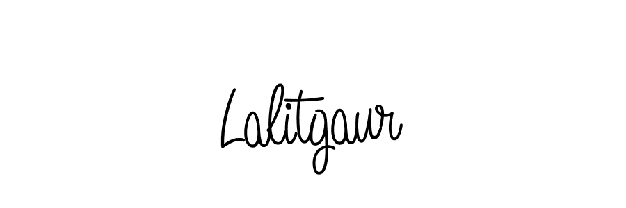 How to make Lalitgaur signature? Angelique-Rose-font-FFP is a professional autograph style. Create handwritten signature for Lalitgaur name. Lalitgaur signature style 5 images and pictures png