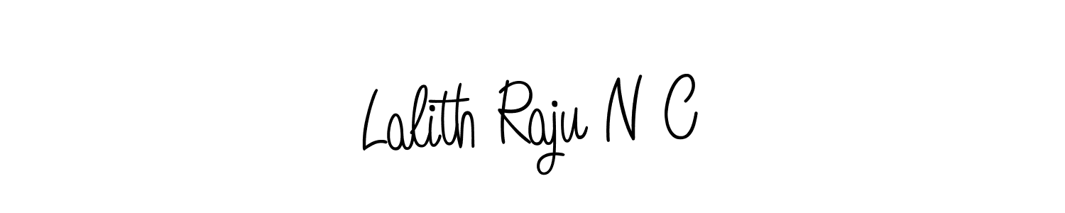 Make a beautiful signature design for name Lalith Raju N C. Use this online signature maker to create a handwritten signature for free. Lalith Raju N C signature style 5 images and pictures png