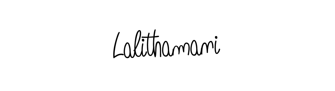 How to Draw Lalithamani signature style? Angelique-Rose-font-FFP is a latest design signature styles for name Lalithamani. Lalithamani signature style 5 images and pictures png