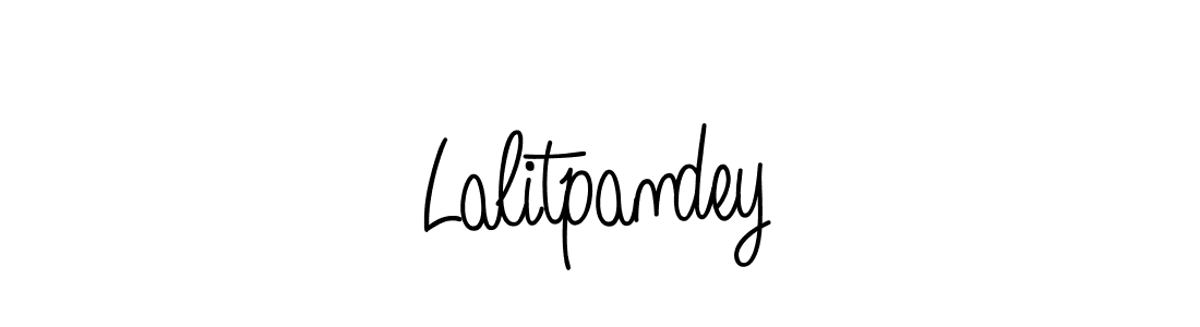 Design your own signature with our free online signature maker. With this signature software, you can create a handwritten (Angelique-Rose-font-FFP) signature for name Lalitpandey. Lalitpandey signature style 5 images and pictures png