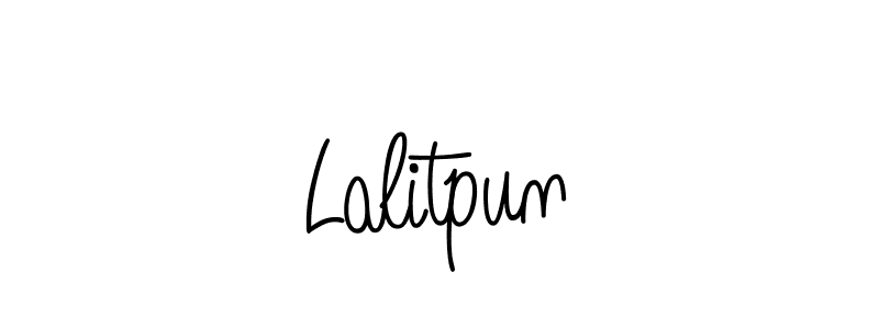 Once you've used our free online signature maker to create your best signature Angelique-Rose-font-FFP style, it's time to enjoy all of the benefits that Lalitpun name signing documents. Lalitpun signature style 5 images and pictures png