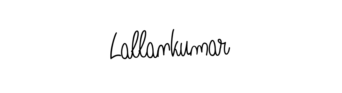 Make a beautiful signature design for name Lallankumar. With this signature (Angelique-Rose-font-FFP) style, you can create a handwritten signature for free. Lallankumar signature style 5 images and pictures png