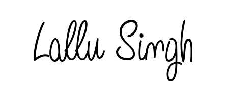 How to make Lallu Singh name signature. Use Angelique-Rose-font-FFP style for creating short signs online. This is the latest handwritten sign. Lallu Singh signature style 5 images and pictures png