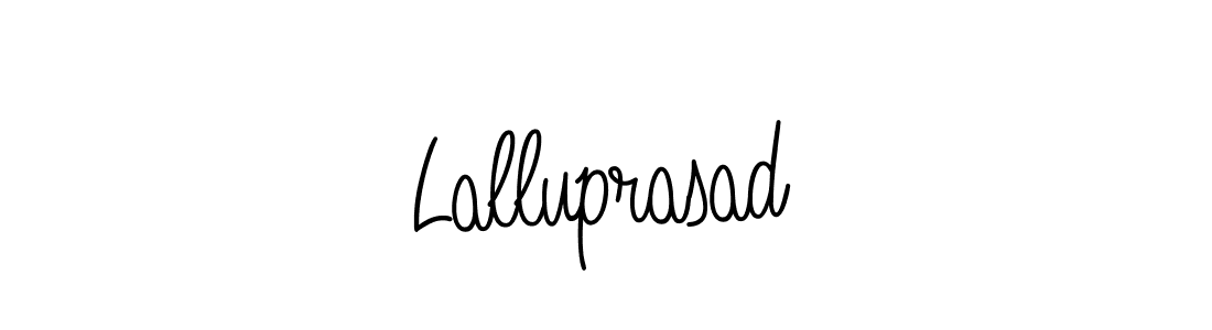 Also You can easily find your signature by using the search form. We will create Lalluprasad name handwritten signature images for you free of cost using Angelique-Rose-font-FFP sign style. Lalluprasad signature style 5 images and pictures png