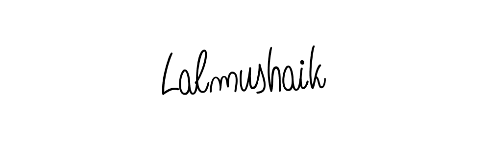 Also we have Lalmushaik name is the best signature style. Create professional handwritten signature collection using Angelique-Rose-font-FFP autograph style. Lalmushaik signature style 5 images and pictures png