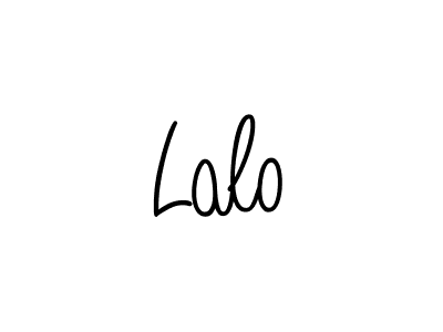 Design your own signature with our free online signature maker. With this signature software, you can create a handwritten (Angelique-Rose-font-FFP) signature for name Lalo. Lalo signature style 5 images and pictures png