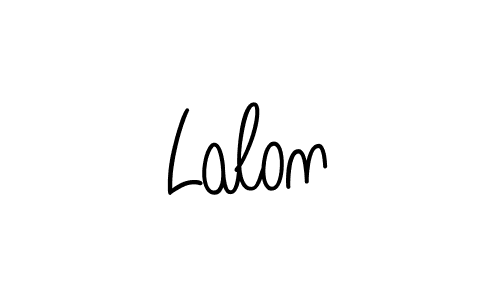 How to make Lalon name signature. Use Angelique-Rose-font-FFP style for creating short signs online. This is the latest handwritten sign. Lalon signature style 5 images and pictures png