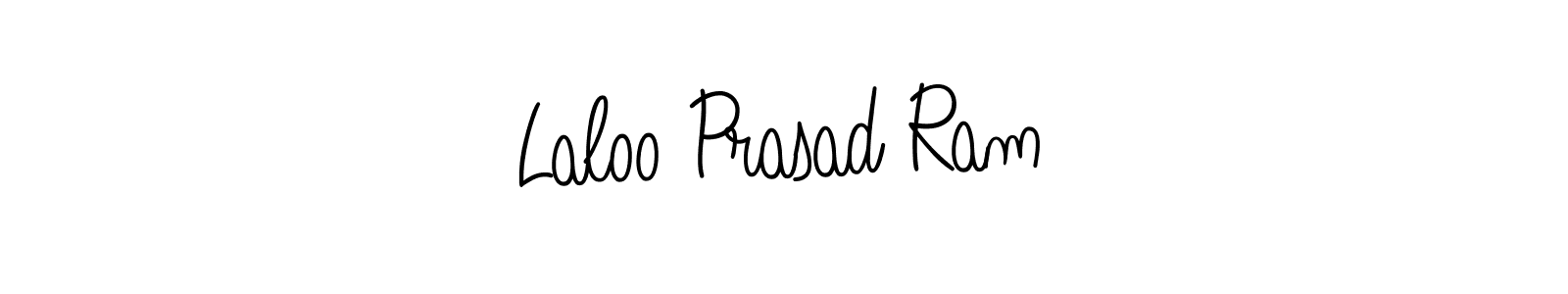 You should practise on your own different ways (Angelique-Rose-font-FFP) to write your name (Laloo Prasad Ram) in signature. don't let someone else do it for you. Laloo Prasad Ram signature style 5 images and pictures png