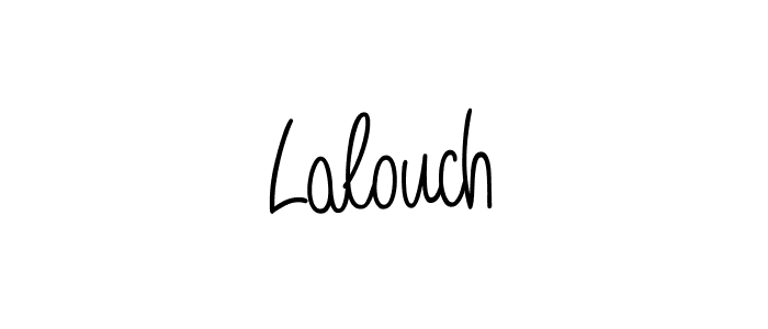 The best way (Angelique-Rose-font-FFP) to make a short signature is to pick only two or three words in your name. The name Lalouch include a total of six letters. For converting this name. Lalouch signature style 5 images and pictures png