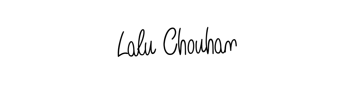 Design your own signature with our free online signature maker. With this signature software, you can create a handwritten (Angelique-Rose-font-FFP) signature for name Lalu Chouhan. Lalu Chouhan signature style 5 images and pictures png