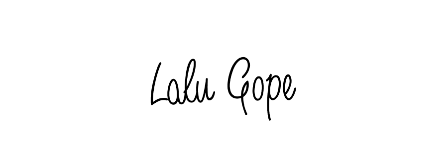 It looks lik you need a new signature style for name Lalu Gope. Design unique handwritten (Angelique-Rose-font-FFP) signature with our free signature maker in just a few clicks. Lalu Gope signature style 5 images and pictures png