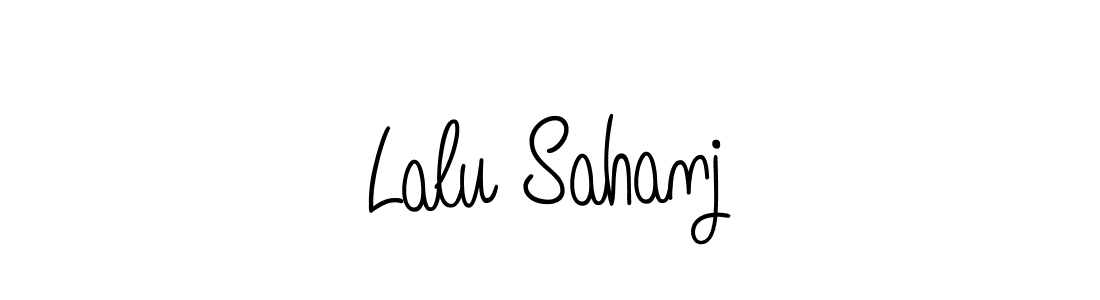 How to make Lalu Sahanj signature? Angelique-Rose-font-FFP is a professional autograph style. Create handwritten signature for Lalu Sahanj name. Lalu Sahanj signature style 5 images and pictures png