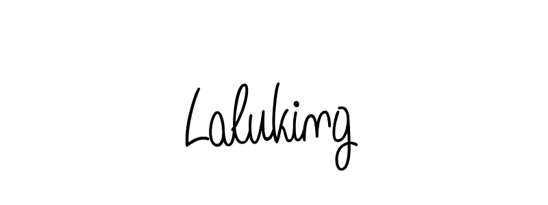 if you are searching for the best signature style for your name Laluking. so please give up your signature search. here we have designed multiple signature styles  using Angelique-Rose-font-FFP. Laluking signature style 5 images and pictures png