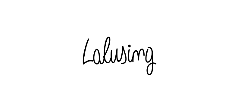 if you are searching for the best signature style for your name Lalusing. so please give up your signature search. here we have designed multiple signature styles  using Angelique-Rose-font-FFP. Lalusing signature style 5 images and pictures png