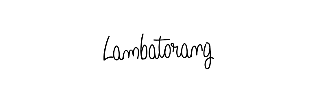 Also we have Lambatorang name is the best signature style. Create professional handwritten signature collection using Angelique-Rose-font-FFP autograph style. Lambatorang signature style 5 images and pictures png