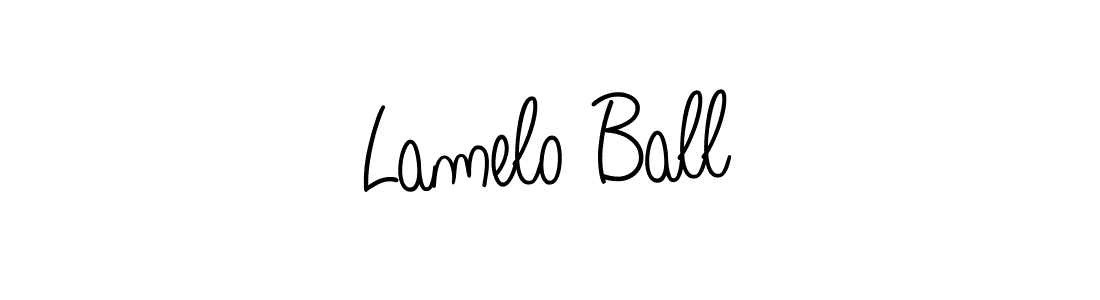 How to make Lamelo Ball name signature. Use Angelique-Rose-font-FFP style for creating short signs online. This is the latest handwritten sign. Lamelo Ball signature style 5 images and pictures png