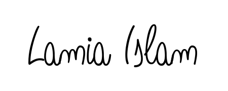 Download transparent PNG signature for name Lamia Islam styled with Angelique-Rose-font-FFP font. Ready to paste directly into PDF and Word agreements. Lamia Islam signature style 5 images and pictures png