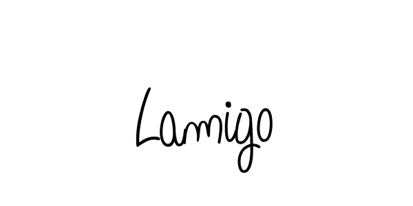 Best and Professional Signature Style for Lamigo. Angelique-Rose-font-FFP Best Signature Style Collection. Lamigo signature style 5 images and pictures png