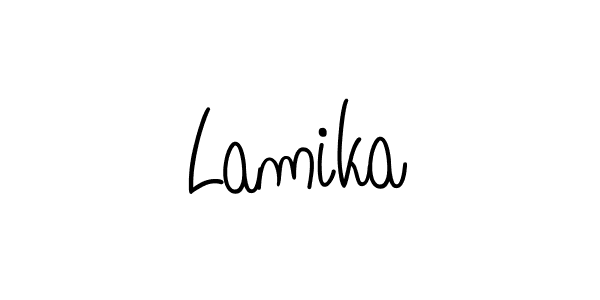 You can use this online signature creator to create a handwritten signature for the name Lamika. This is the best online autograph maker. Lamika signature style 5 images and pictures png
