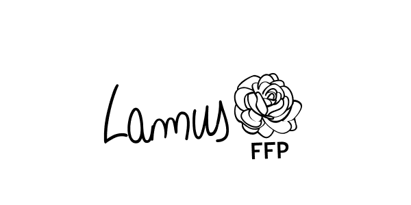 Once you've used our free online signature maker to create your best signature Angelique-Rose-font-FFP style, it's time to enjoy all of the benefits that Lamus7 name signing documents. Lamus7 signature style 5 images and pictures png