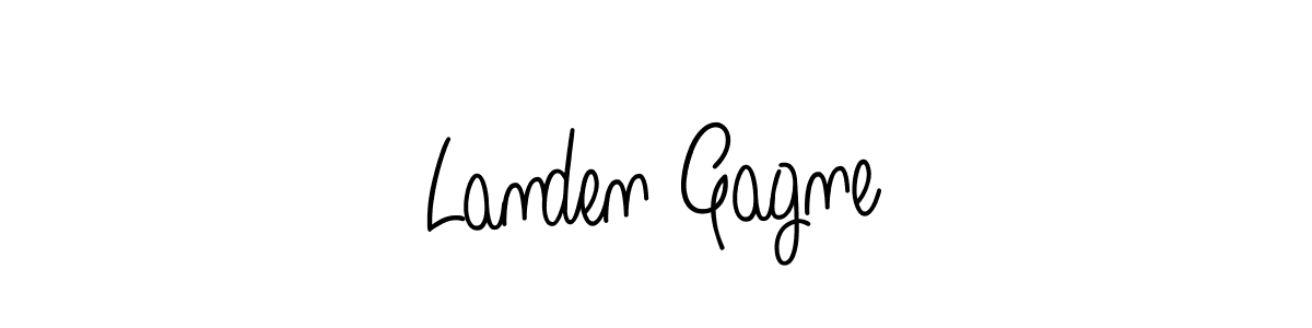 Once you've used our free online signature maker to create your best signature Angelique-Rose-font-FFP style, it's time to enjoy all of the benefits that Landen Gagne name signing documents. Landen Gagne signature style 5 images and pictures png