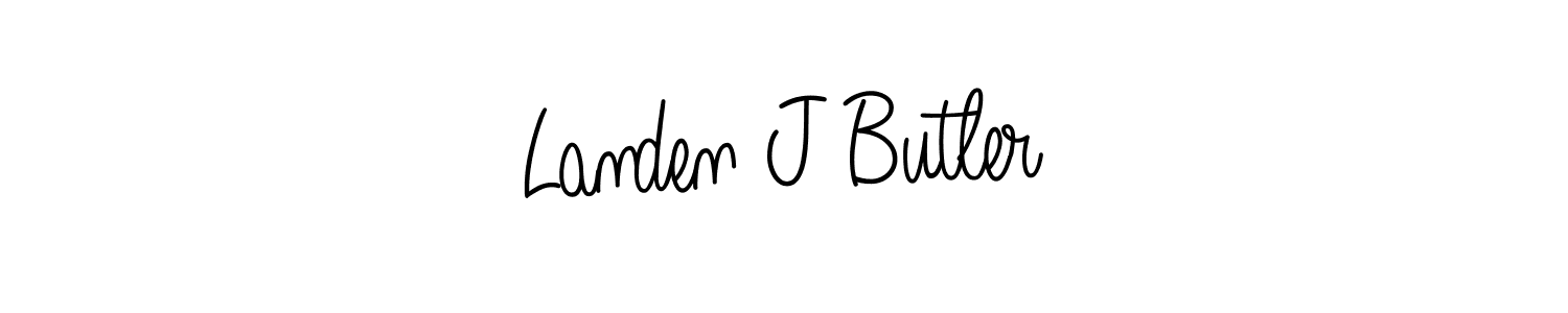 Once you've used our free online signature maker to create your best signature Angelique-Rose-font-FFP style, it's time to enjoy all of the benefits that Landen J Butler name signing documents. Landen J Butler signature style 5 images and pictures png
