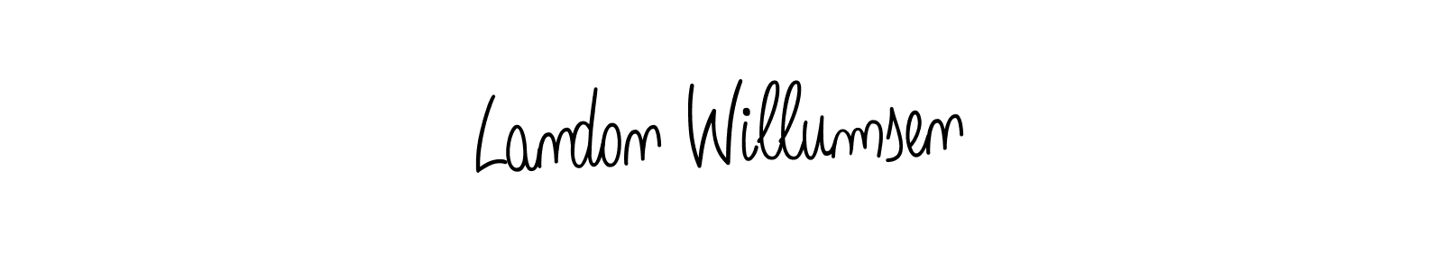 You can use this online signature creator to create a handwritten signature for the name Landon Willumsen. This is the best online autograph maker. Landon Willumsen signature style 5 images and pictures png