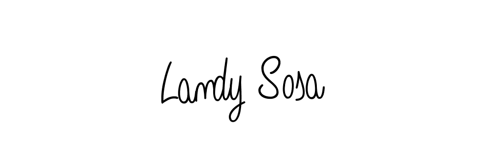 Make a beautiful signature design for name Landy Sosa. Use this online signature maker to create a handwritten signature for free. Landy Sosa signature style 5 images and pictures png