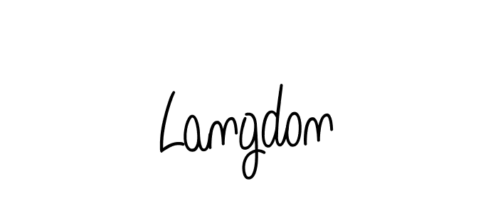 How to Draw Langdon signature style? Angelique-Rose-font-FFP is a latest design signature styles for name Langdon. Langdon signature style 5 images and pictures png