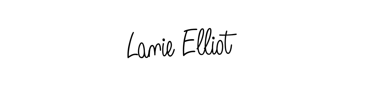 Angelique-Rose-font-FFP is a professional signature style that is perfect for those who want to add a touch of class to their signature. It is also a great choice for those who want to make their signature more unique. Get Lanie Elliot name to fancy signature for free. Lanie Elliot signature style 5 images and pictures png