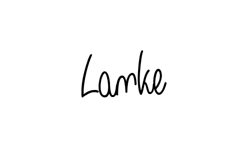 Make a beautiful signature design for name Lanke. Use this online signature maker to create a handwritten signature for free. Lanke signature style 5 images and pictures png