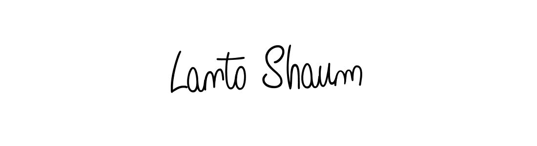 Best and Professional Signature Style for Lanto Shaum. Angelique-Rose-font-FFP Best Signature Style Collection. Lanto Shaum signature style 5 images and pictures png