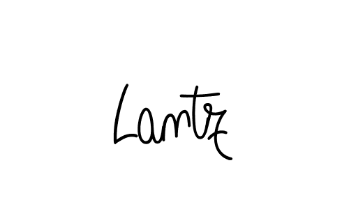 How to make Lantz name signature. Use Angelique-Rose-font-FFP style for creating short signs online. This is the latest handwritten sign. Lantz signature style 5 images and pictures png