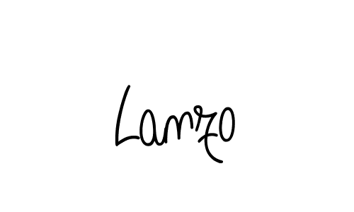 Also we have Lanzo name is the best signature style. Create professional handwritten signature collection using Angelique-Rose-font-FFP autograph style. Lanzo signature style 5 images and pictures png