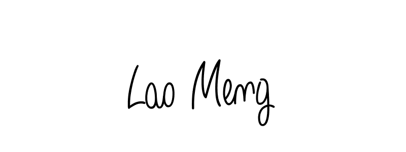 Angelique-Rose-font-FFP is a professional signature style that is perfect for those who want to add a touch of class to their signature. It is also a great choice for those who want to make their signature more unique. Get Lao Meng name to fancy signature for free. Lao Meng signature style 5 images and pictures png