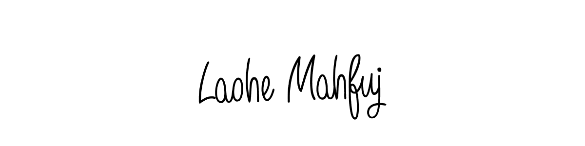 Here are the top 10 professional signature styles for the name Laohe Mahfuj. These are the best autograph styles you can use for your name. Laohe Mahfuj signature style 5 images and pictures png