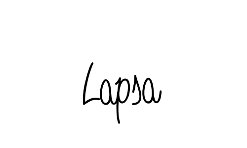 You should practise on your own different ways (Angelique-Rose-font-FFP) to write your name (Lapsa) in signature. don't let someone else do it for you. Lapsa signature style 5 images and pictures png