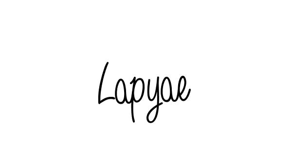 Create a beautiful signature design for name Lapyae. With this signature (Angelique-Rose-font-FFP) fonts, you can make a handwritten signature for free. Lapyae signature style 5 images and pictures png