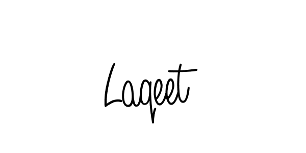 How to Draw Laqeet signature style? Angelique-Rose-font-FFP is a latest design signature styles for name Laqeet. Laqeet signature style 5 images and pictures png