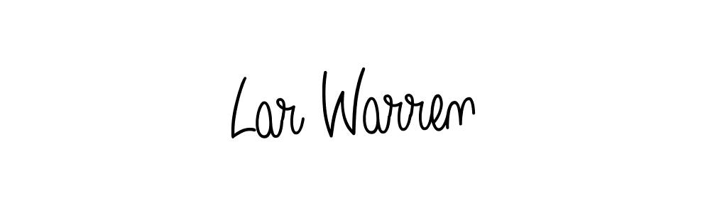 Create a beautiful signature design for name Lar Warren. With this signature (Angelique-Rose-font-FFP) fonts, you can make a handwritten signature for free. Lar Warren signature style 5 images and pictures png