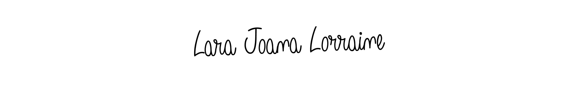 Also we have Lara Joana Lorraine name is the best signature style. Create professional handwritten signature collection using Angelique-Rose-font-FFP autograph style. Lara Joana Lorraine signature style 5 images and pictures png