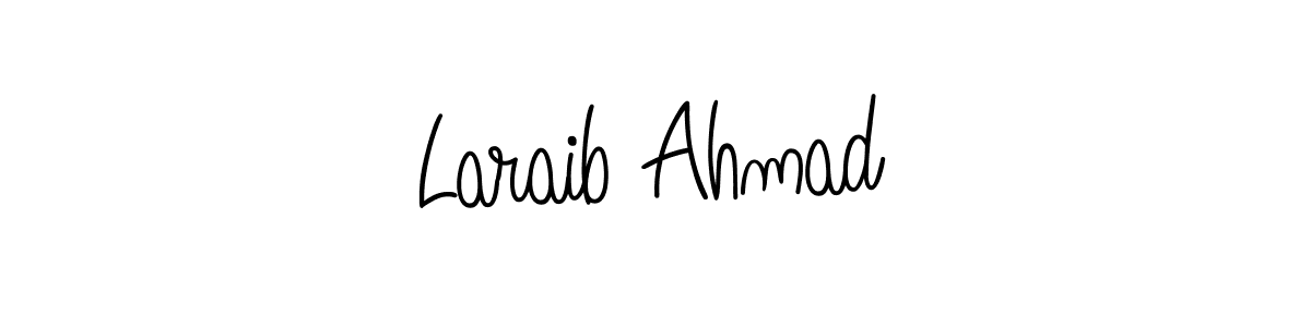 Here are the top 10 professional signature styles for the name Laraib Ahmad. These are the best autograph styles you can use for your name. Laraib Ahmad signature style 5 images and pictures png