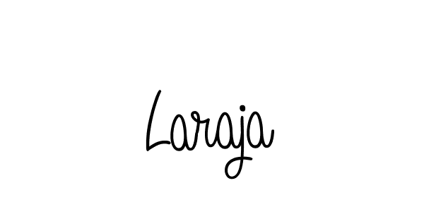 Laraja stylish signature style. Best Handwritten Sign (Angelique-Rose-font-FFP) for my name. Handwritten Signature Collection Ideas for my name Laraja. Laraja signature style 5 images and pictures png