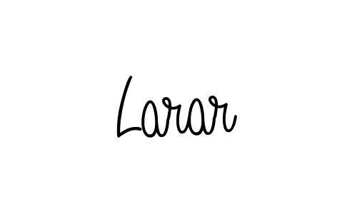 How to Draw Larar signature style? Angelique-Rose-font-FFP is a latest design signature styles for name Larar. Larar signature style 5 images and pictures png