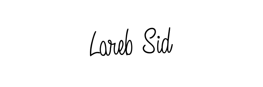 if you are searching for the best signature style for your name Lareb Sid. so please give up your signature search. here we have designed multiple signature styles  using Angelique-Rose-font-FFP. Lareb Sid signature style 5 images and pictures png
