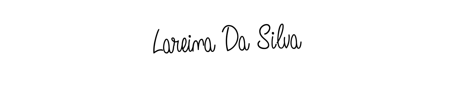 Angelique-Rose-font-FFP is a professional signature style that is perfect for those who want to add a touch of class to their signature. It is also a great choice for those who want to make their signature more unique. Get Lareina Da Silva name to fancy signature for free. Lareina Da Silva signature style 5 images and pictures png