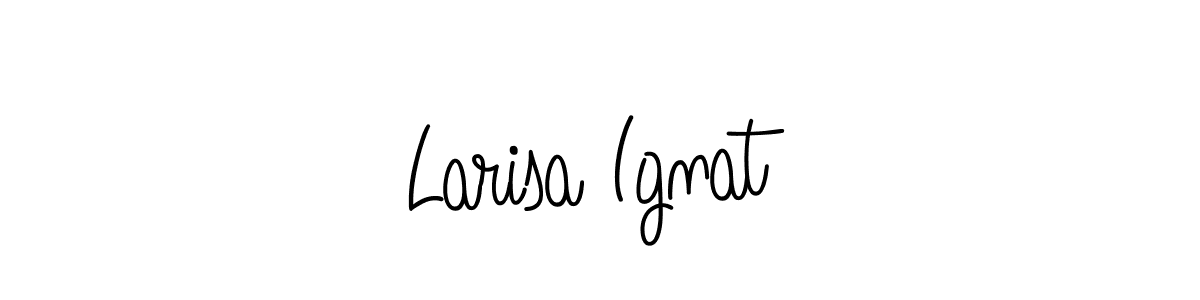 It looks lik you need a new signature style for name Larisa Ignat. Design unique handwritten (Angelique-Rose-font-FFP) signature with our free signature maker in just a few clicks. Larisa Ignat signature style 5 images and pictures png