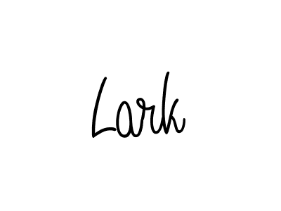 Lark stylish signature style. Best Handwritten Sign (Angelique-Rose-font-FFP) for my name. Handwritten Signature Collection Ideas for my name Lark. Lark signature style 5 images and pictures png