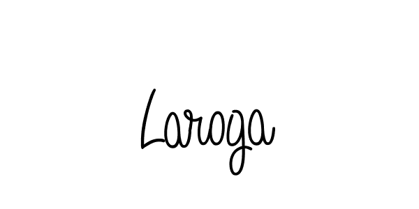 How to Draw Laroga signature style? Angelique-Rose-font-FFP is a latest design signature styles for name Laroga. Laroga signature style 5 images and pictures png